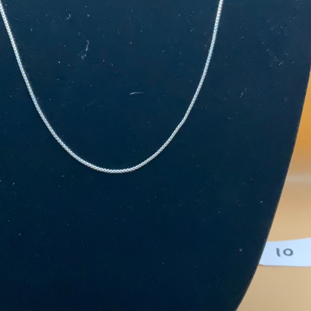 Euc Thin Silver Adjustable Chain - image 2